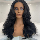 Layered Goddess Wig 22" (Ready To Wear, Glueless, HD Lace Closure, Pre-Plucked, Bleached Knots, Pre-Cut Lace, Layered, Raw Virgin Hair)