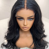 5X5 Cambodian Wavy HD Closure Wig 20" (Ready To Wear, Glueless, HD Lace, Pre-Plucked, Bleached Knots, Raw Virgin Hair)