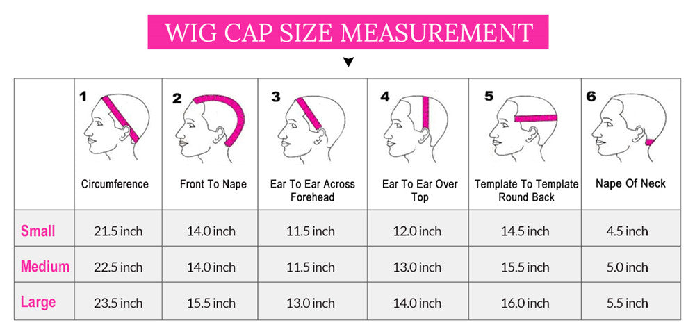 S.ADAMS COLLECTION - WIG CAP MEASUREMENT