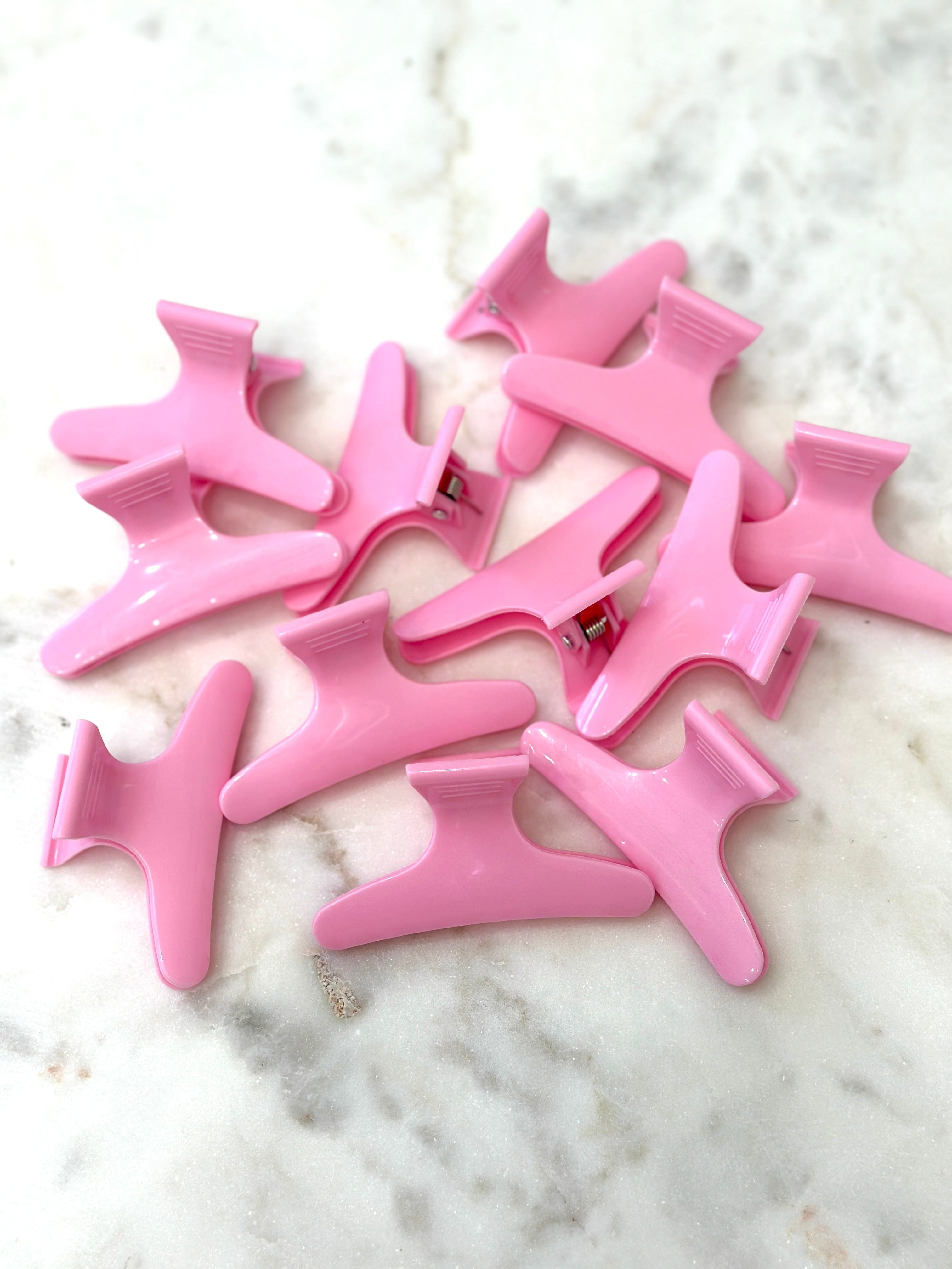 Pink Hair Styling Clips - S.Adams Collection